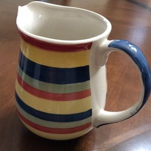 NWOT Swirl Hand Painted Pitcher